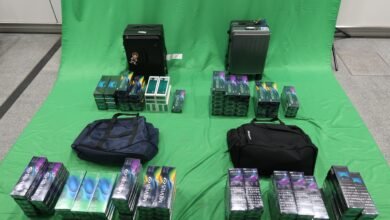 八名入境旅客進口及處理未完稅香煙罪成判囚
