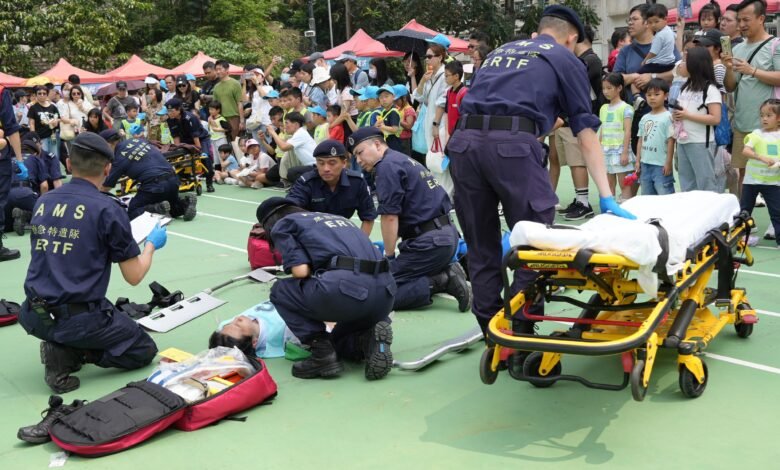 醫療輔助隊舉行開放日推廣全民國家安全教育日
