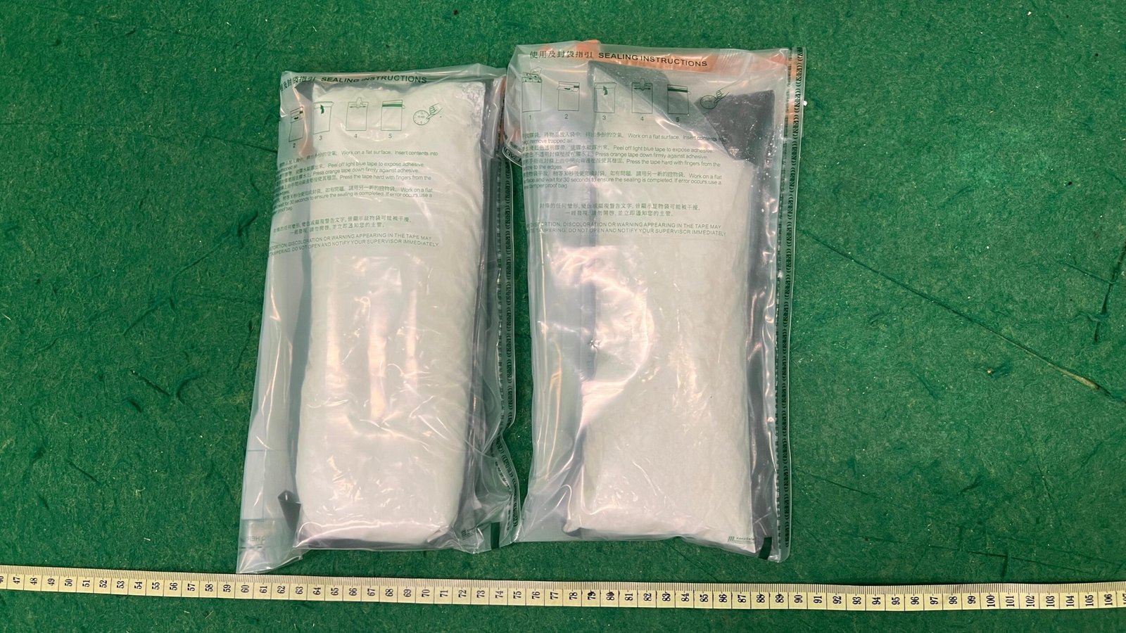 海關機場偵破兩宗毒品案件 檢獲約1.62公斤懷疑可卡因