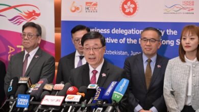 李家超指推進港烏航空服務協定 研在中亞設經貿辦
