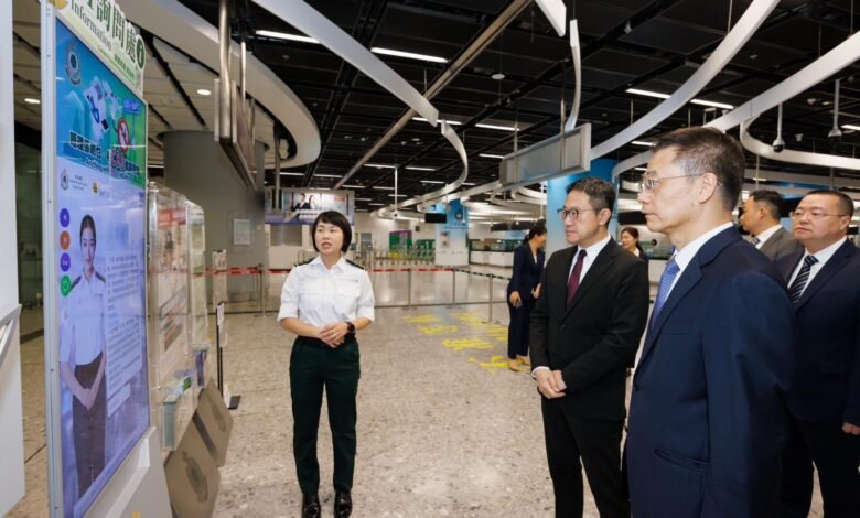 香港海關關長與黃埔海關關長會面
