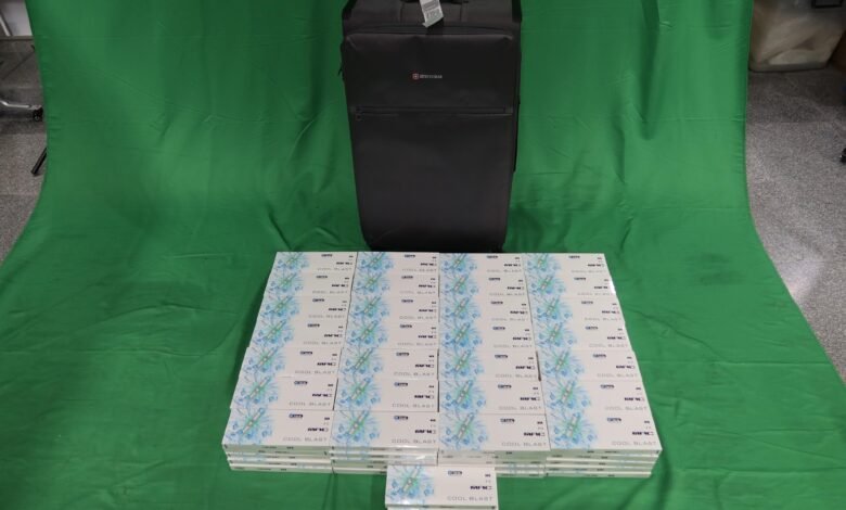 入境旅客進口未完稅香煙判囚五個月兼罰款