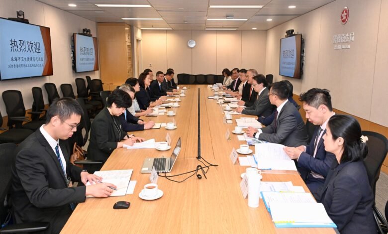 醫務衞生局與珠海衞健局磋商醫療合作 探討家醫制度及跨境救護安排