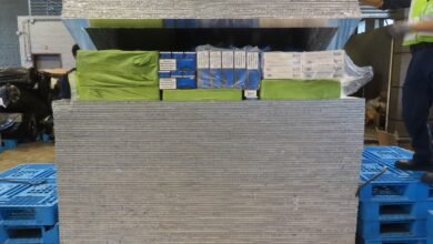 青衣驗貨場檢40萬支疑私煙 報稱載鉛板貨櫃揭暗格藏貨