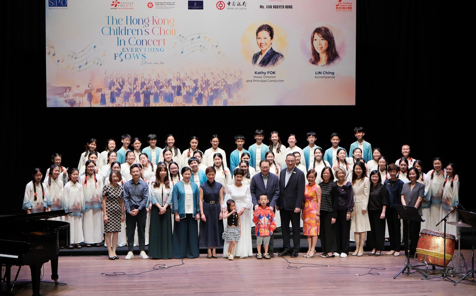 香港兒童合唱團完成星越十日交流巡演 胡志明市專場音樂會壓軸壓場