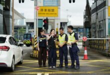 深水埗管制站舉行「守望者」反恐聯合演習 模擬出境私家車涉恐情景