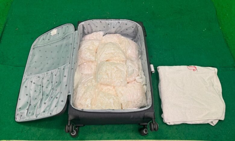 機場連日檢獲24公斤疑似毒品 海關拘捕兩女一男