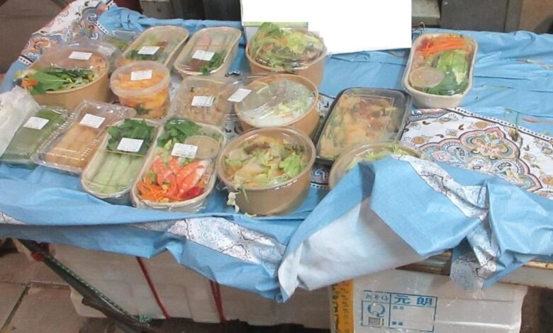 全港「換網」行動打擊無牌食物販售 食環署拘控14人檢獲約600公斤問題食物
