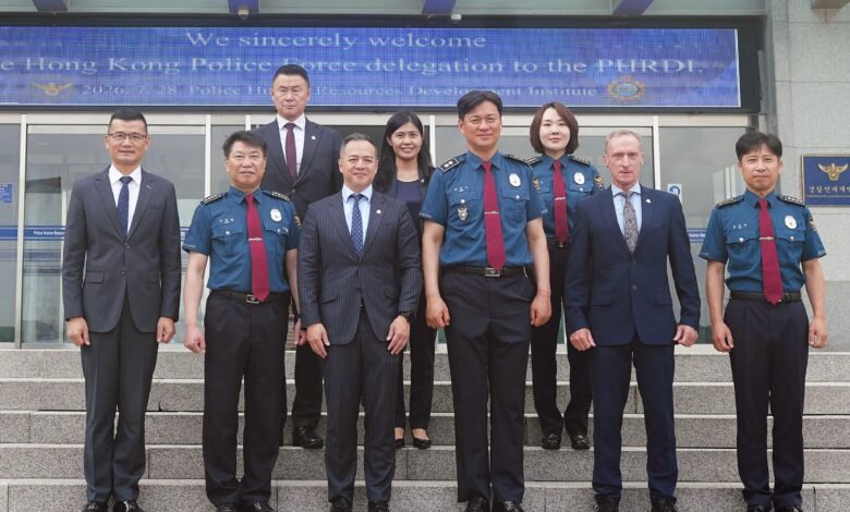 港警與韓國國家警察廳簽新諒解備忘錄 加強打擊跨境罪案與培訓合作