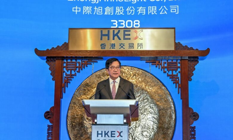 中際旭創在港掛牌上市 被指為近七年最大規模IPO