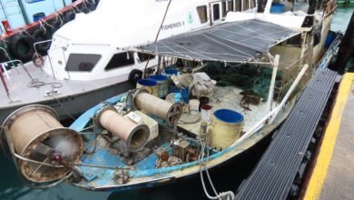 漁護署起訴本地船長及五名漁工 涉在頭顱洲以東水域以蛇籠捕魚
