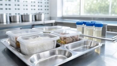 食環署派員加強巡查學校午膳飯盒供應商以確保學童健康（無人物概念圖）
