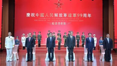 解放軍建軍99周年港舉行招待會 李家超致辭向解放軍及駐港部隊致意