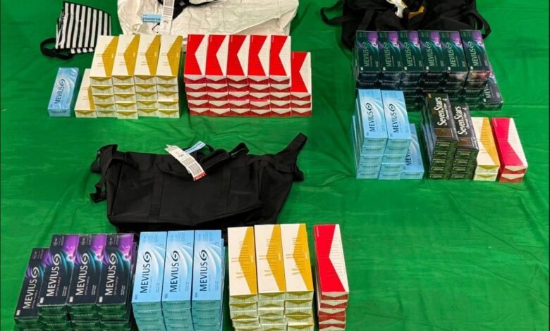 機場檢獲約三萬一千七百支未完稅煙 入境男旅客判囚三個月