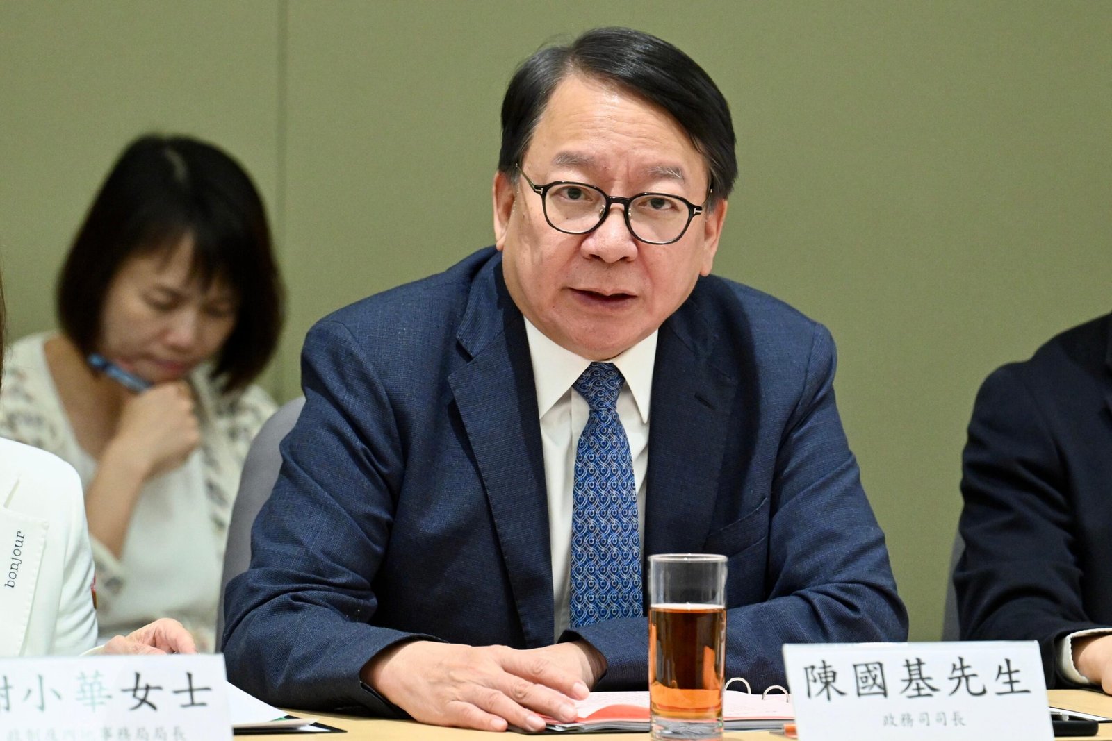工作小組第四次會議 陳國基談愛國主義教育進展