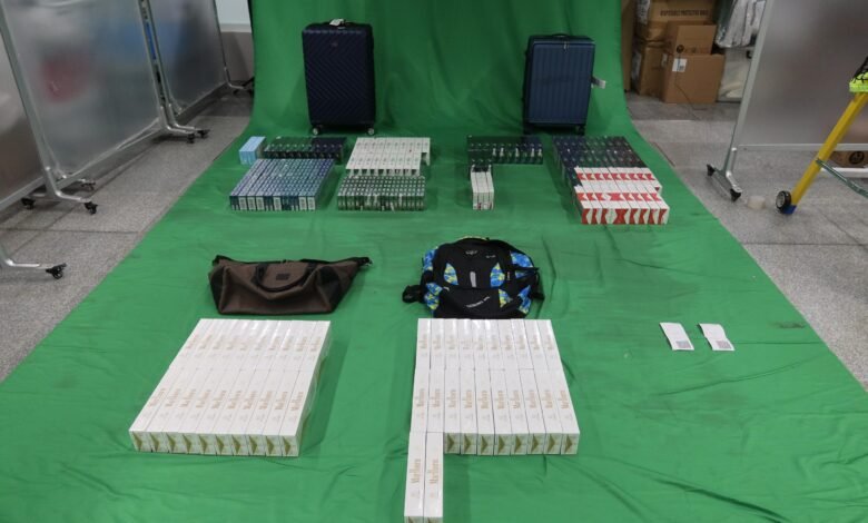 兩入境男旅客帶未完稅香煙 西九龍法院判囚罰款
